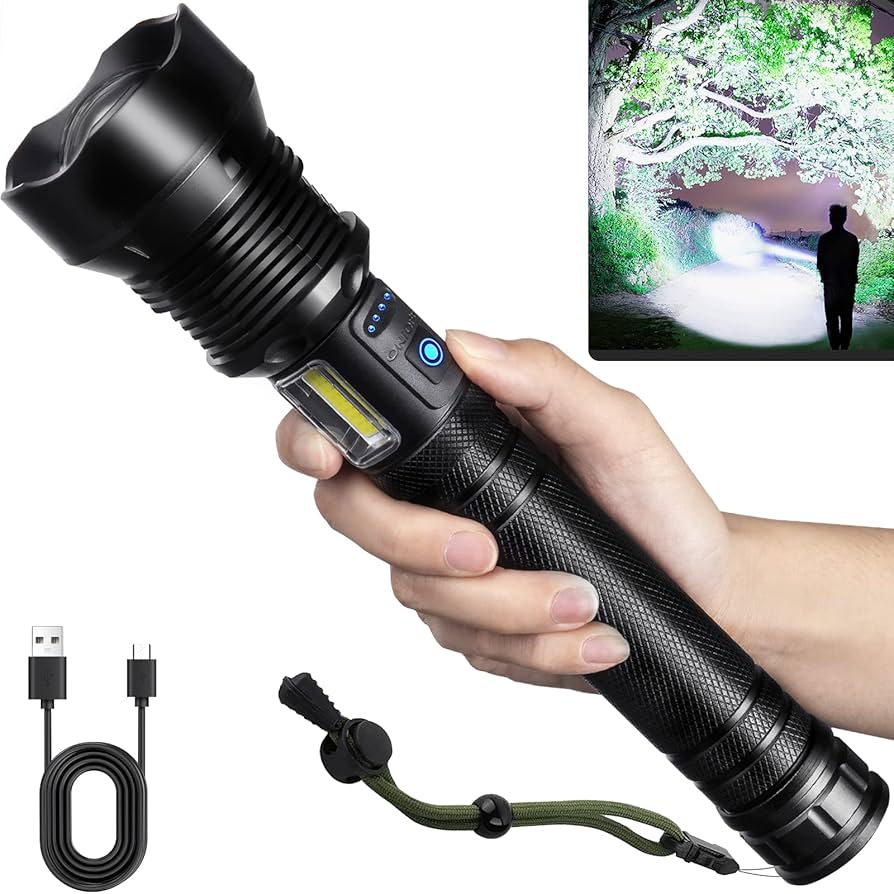 Led Torch Rchble Medium Size Yp-8818
