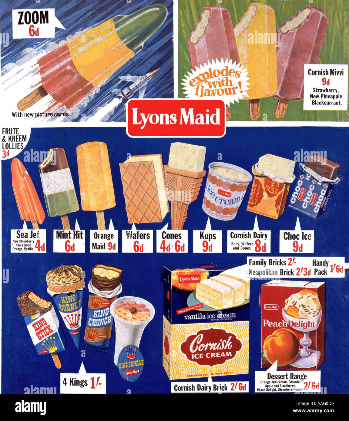 Lyons Maid Ice Stix Ass. 70Ml