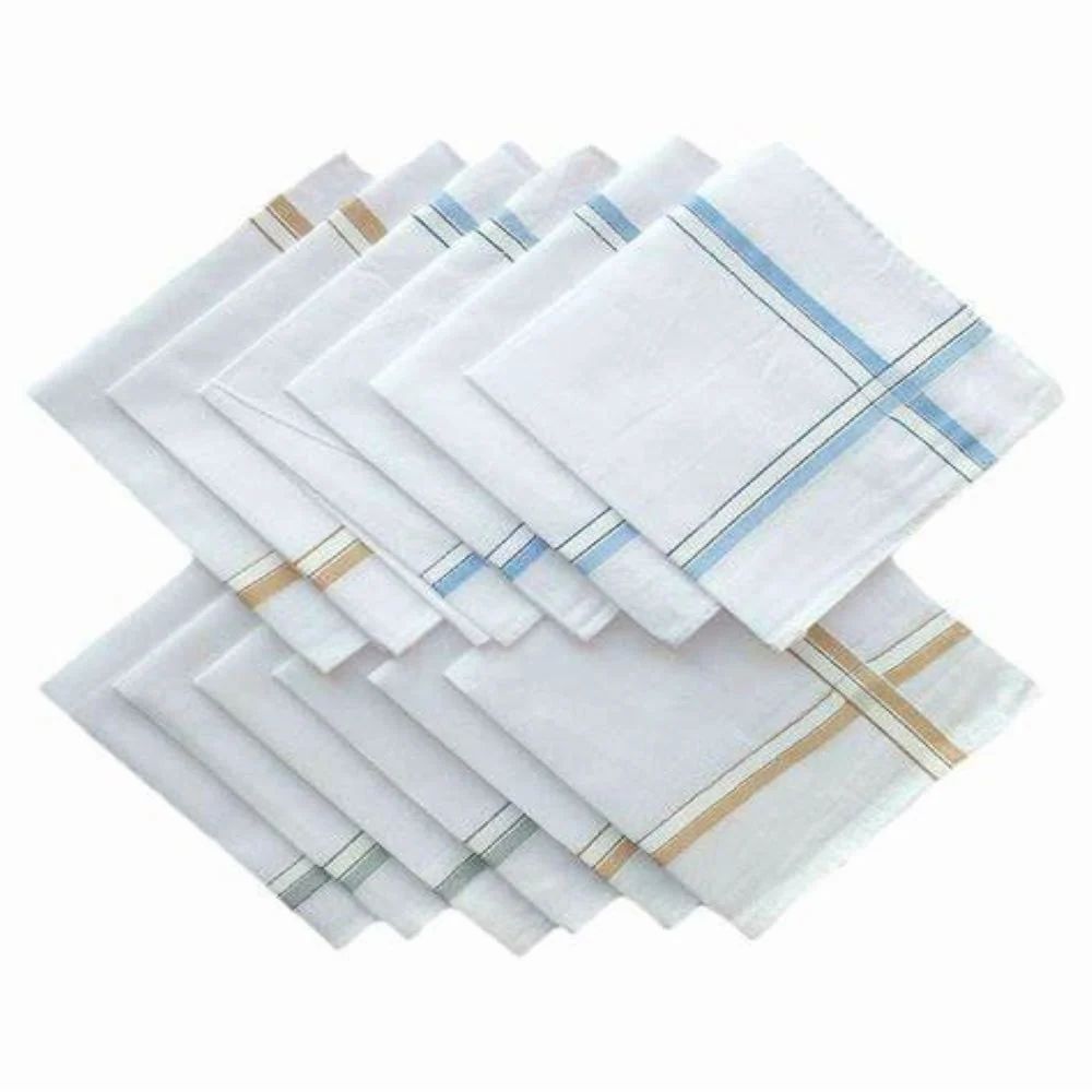 Manhantan White Handkerchief
