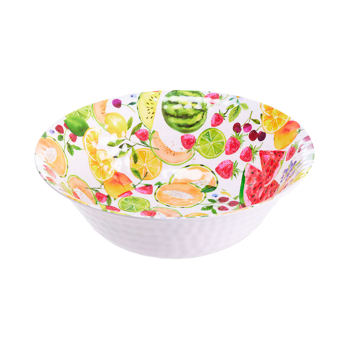Melamine Fruit Bowl W/Hdl