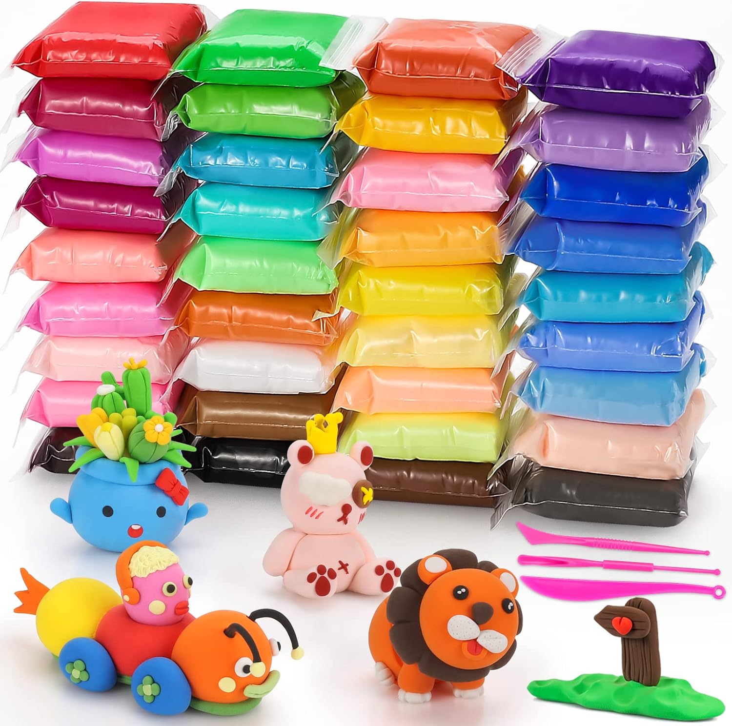 Modeling Clay 4Pcs No.4008