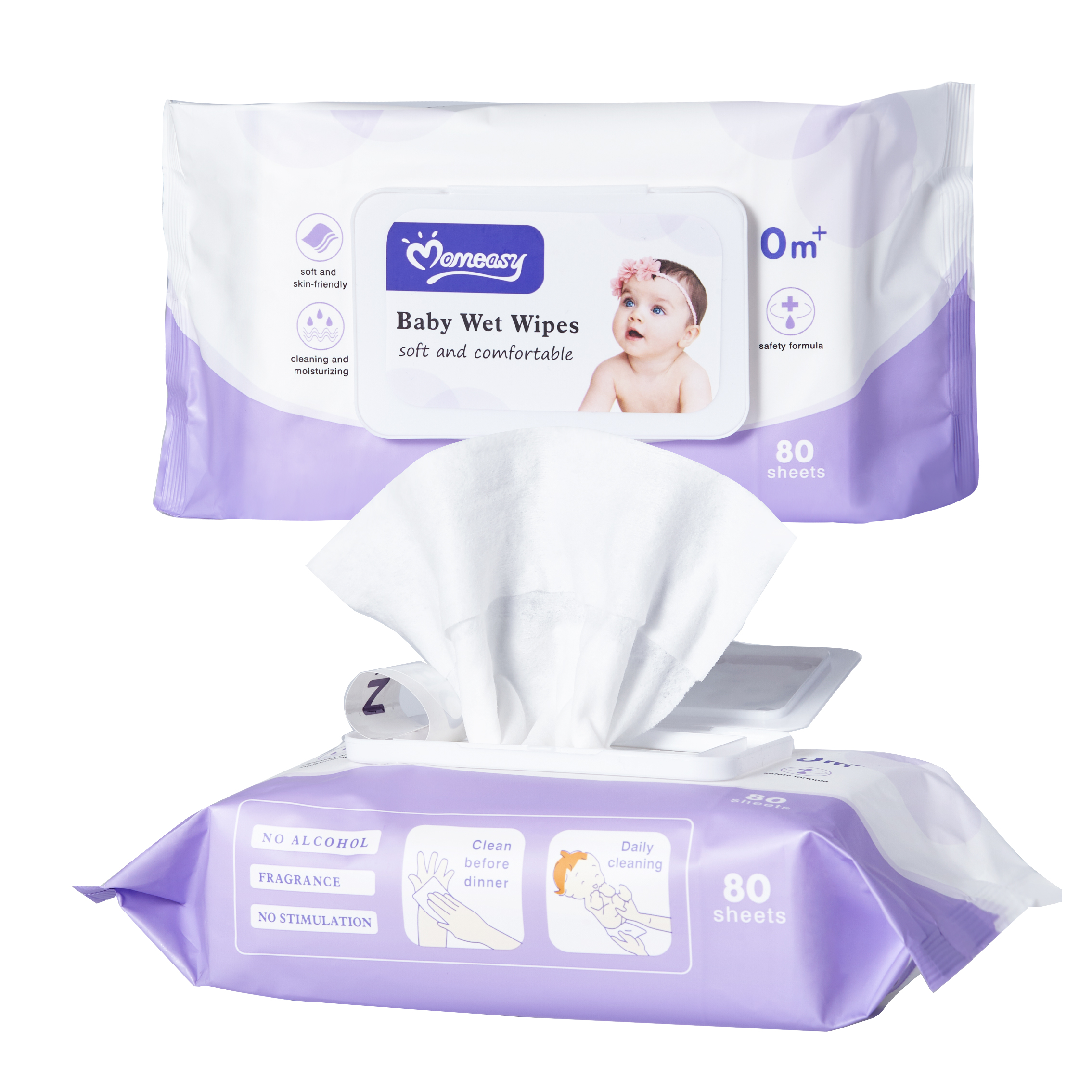 Momeasy Baby Wipes 80S No.46013