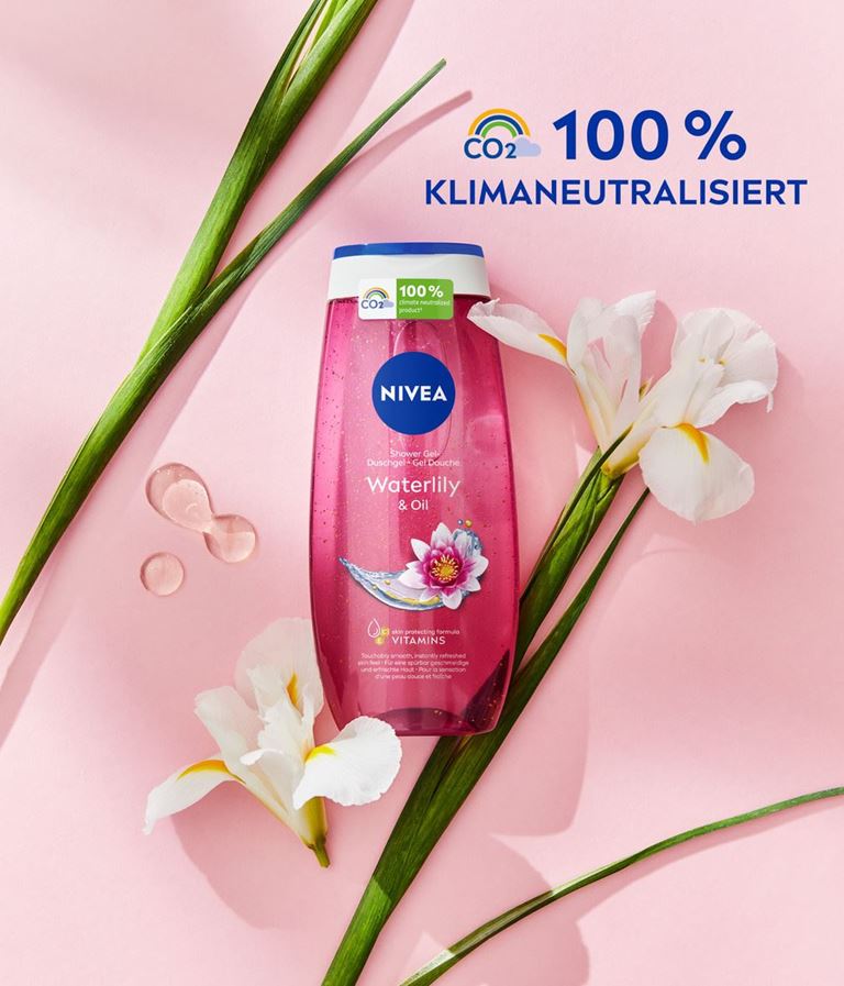 Nivea Gel Orange/Waterlily/Diamond 250Ml