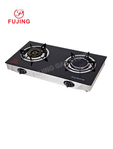 OHMS S/S Gas Stove 1Burner + 1 Infrared ogs-b2is