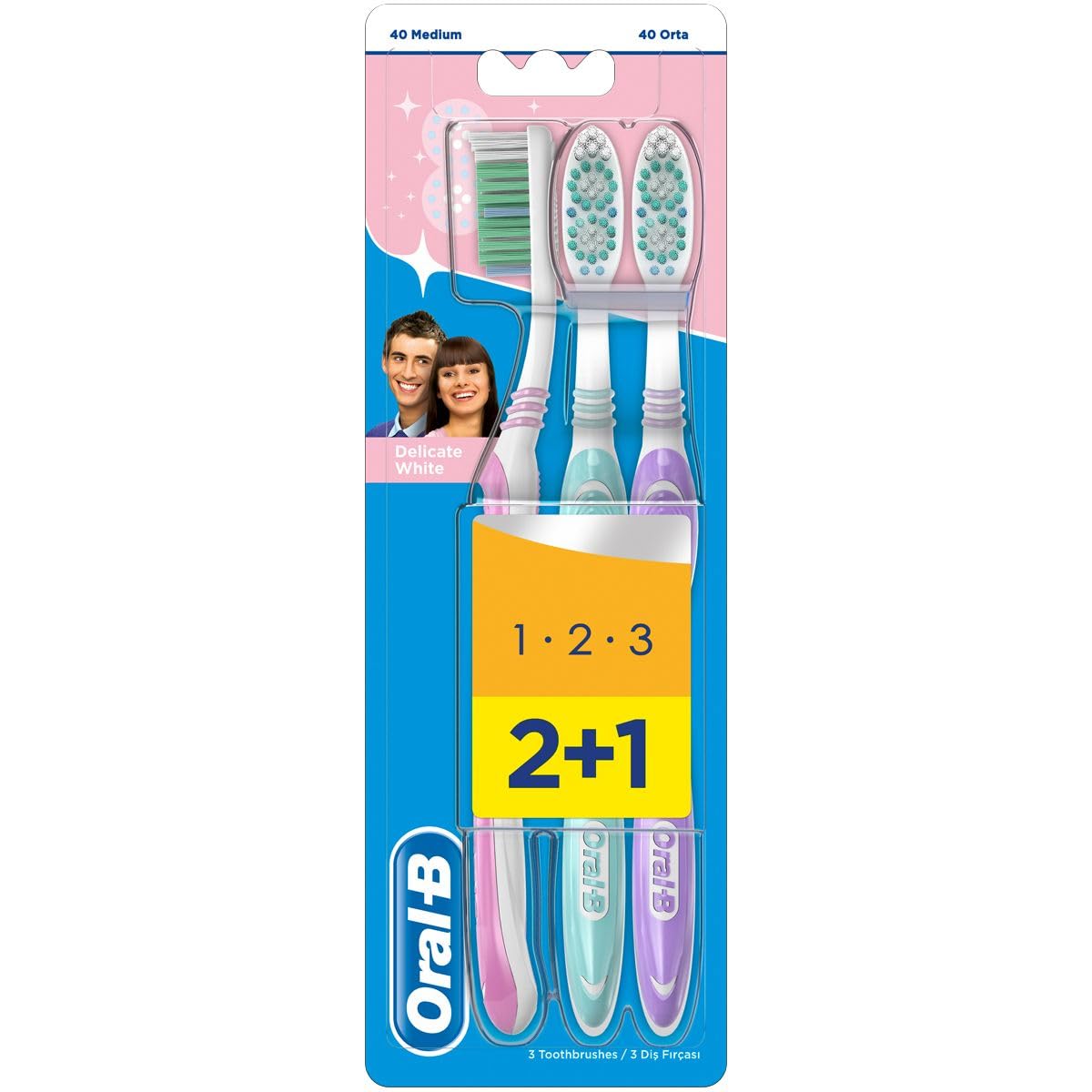Oral-B Toothbrush 123 Cassete 40M