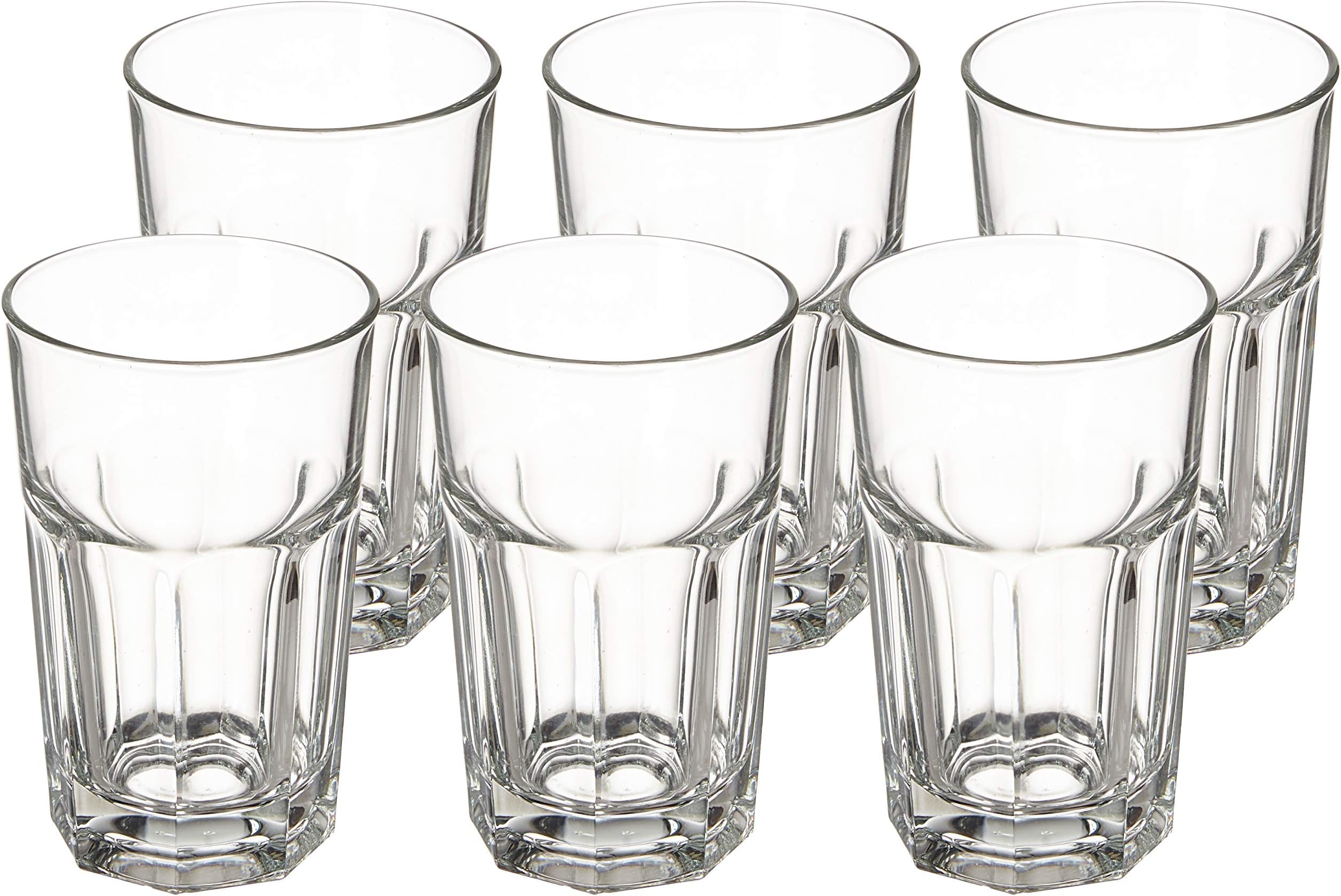 Orbit R/B Plain Glass 300Ml 6Pcs