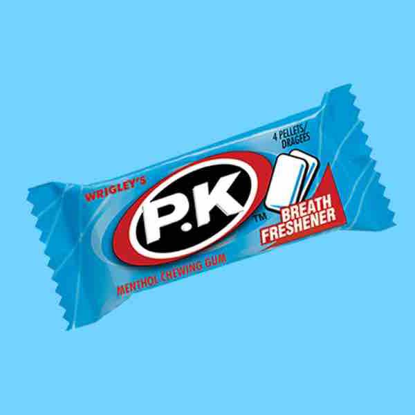 P.k Menthol Chewing Gum