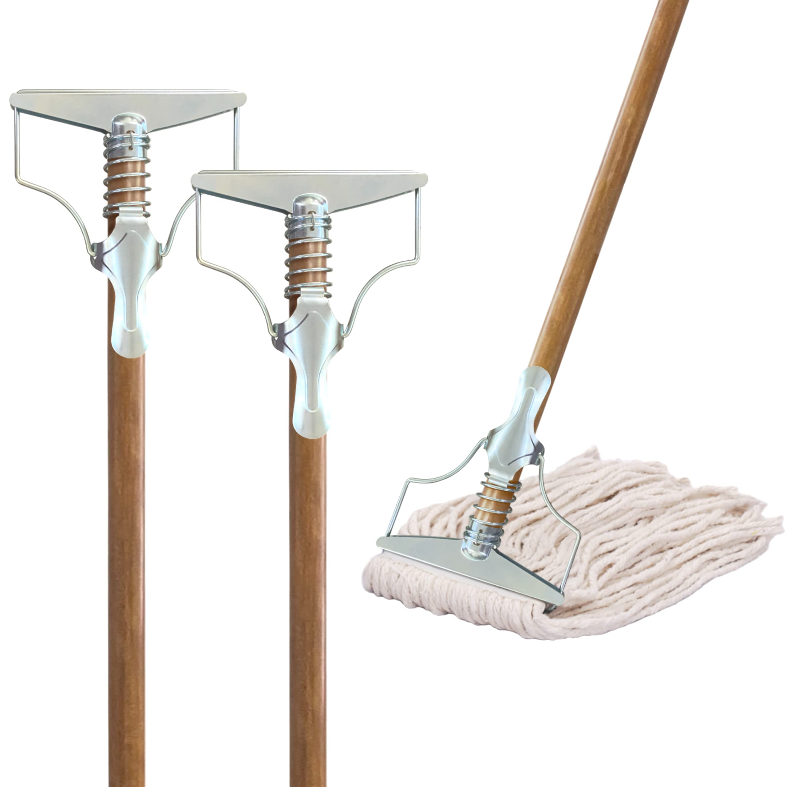 Plain Small Mopper W/Hardwood Handle