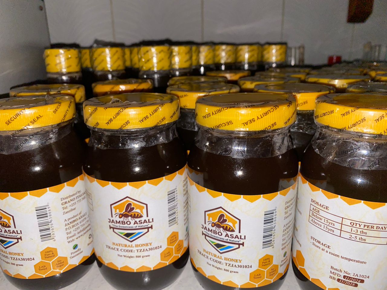 Pure Natural Honey (Asali) Pokot Bee Products 500G