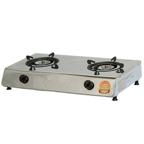 Ramtons S/S Table Top 2 Burner Gas Cooker Rg/544