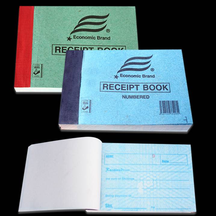 Receipt Book Numbered Economic
