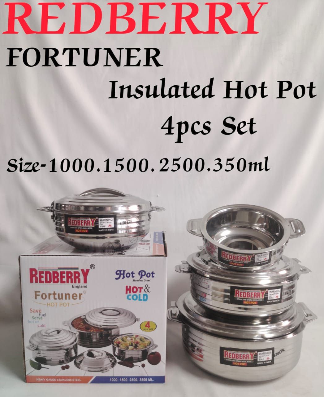 Redberry Hot Pot Hot&Cold 2500Ml