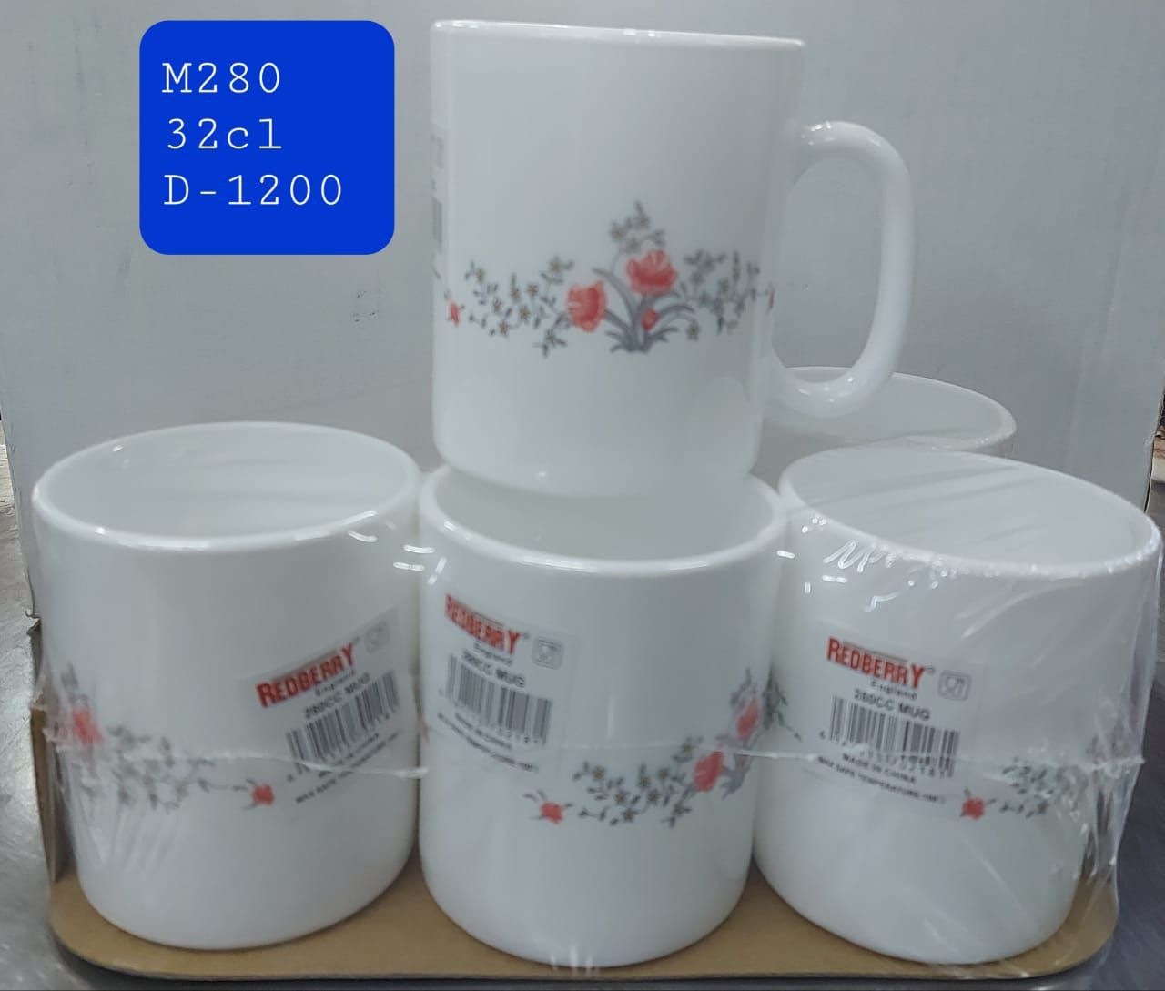 Redberry Plain Mug Rbm 30-31-29 6Pc