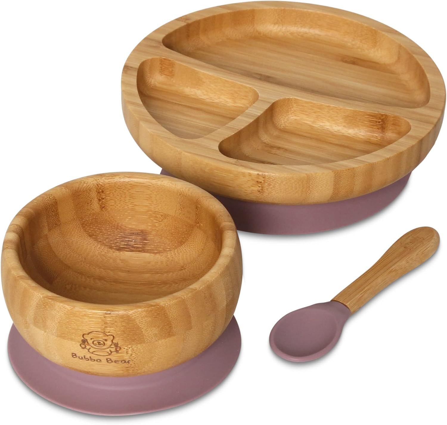 Set Baby Weaning Bowl-Spoon&Fork