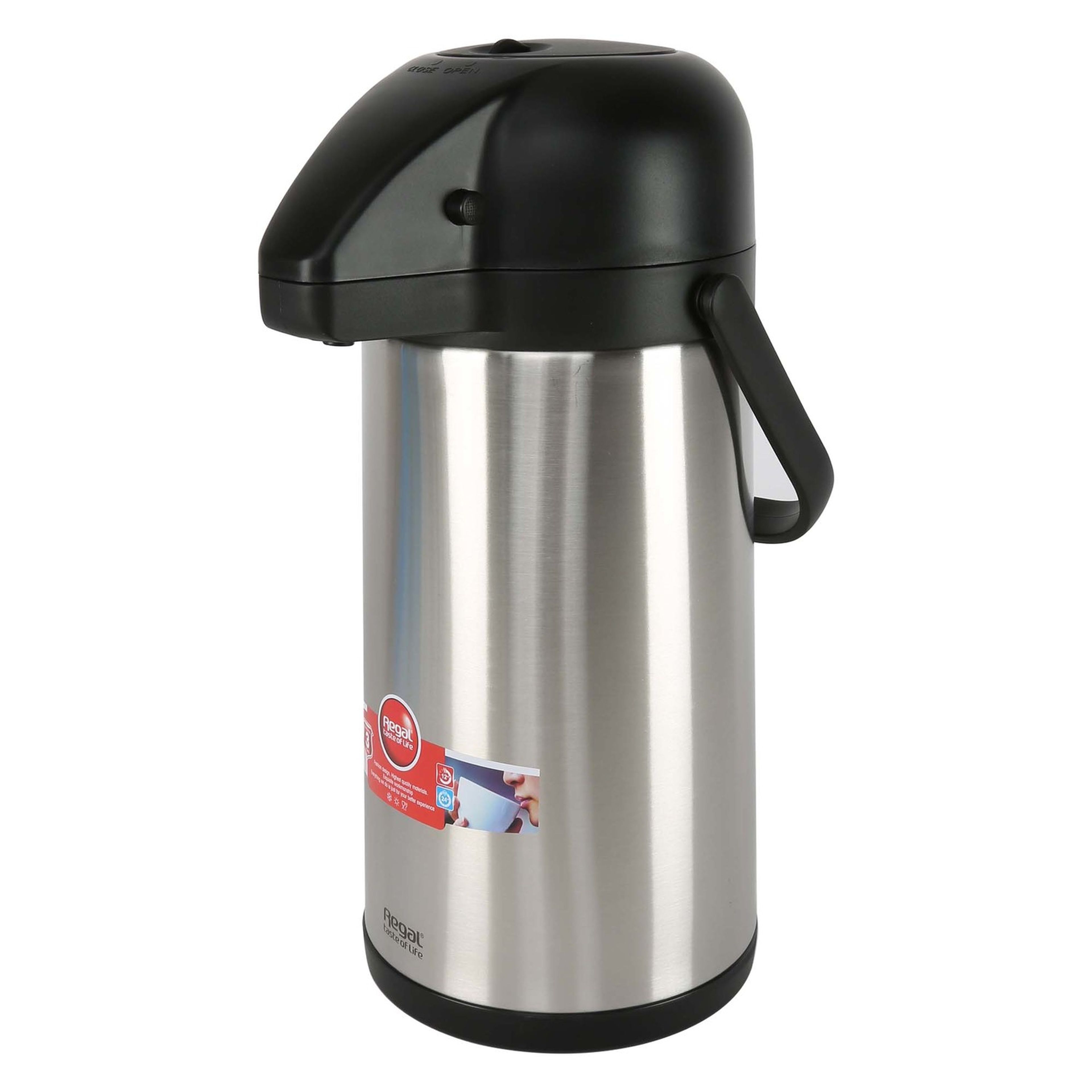 Sig. Steel Vacuum Flask 2.5Ltr
