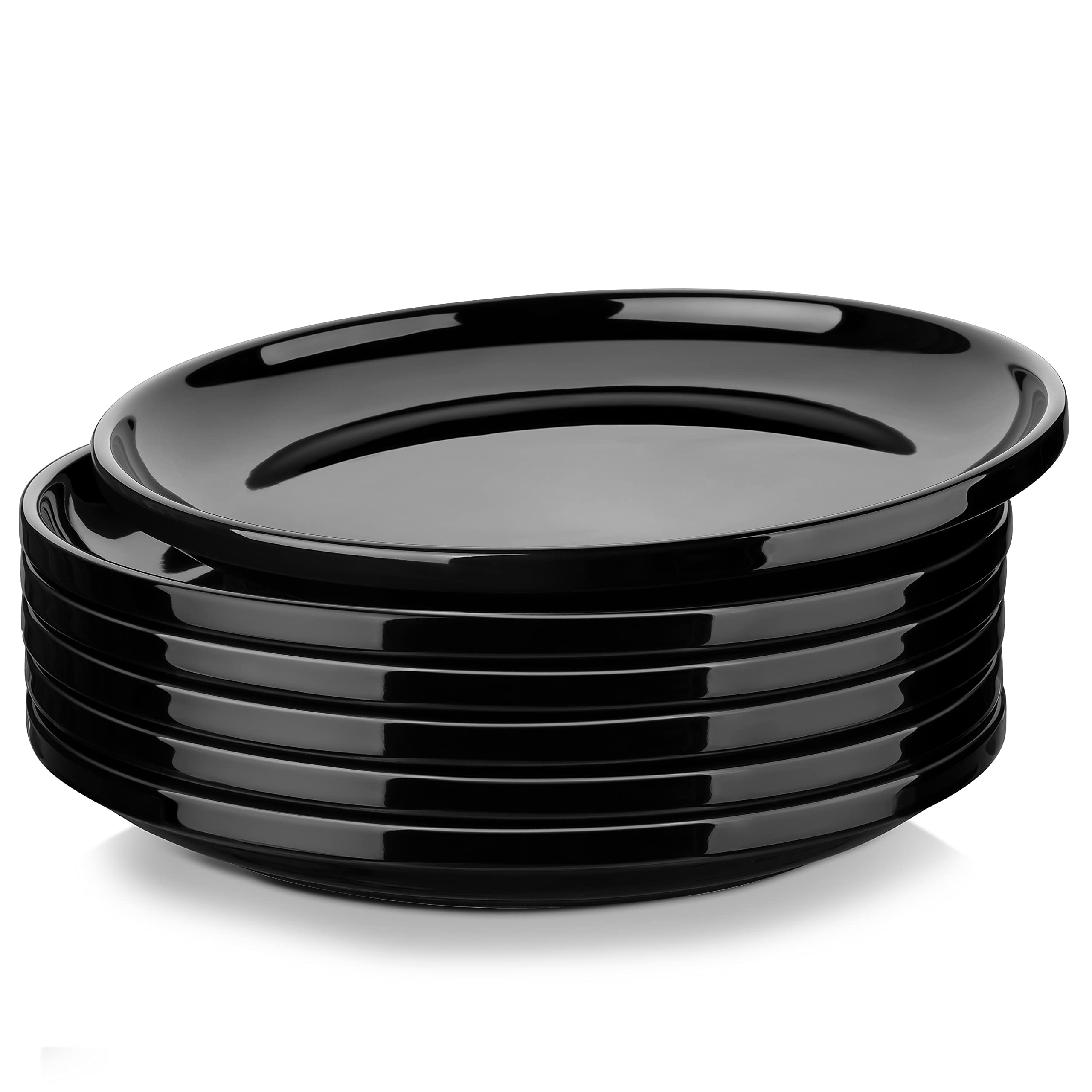 Sig Black Rnd Dinner Plate 10.5Cm