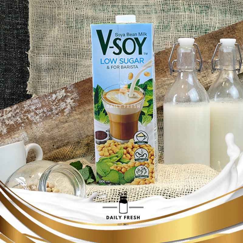 Soya Bean Milk V-Soy Low Sugar 1Ltr