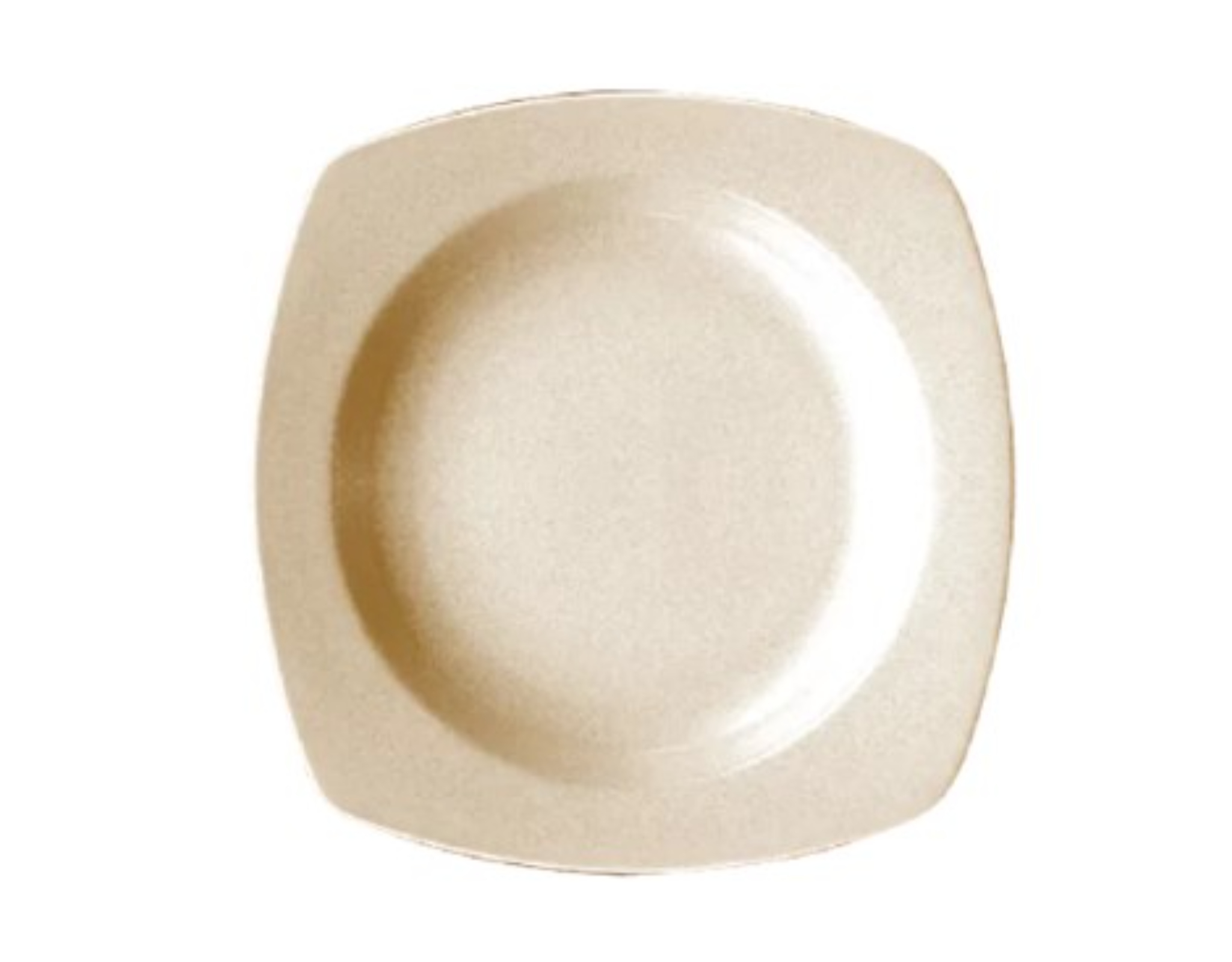Square Plain Soup Plate 9.5Cm D3666