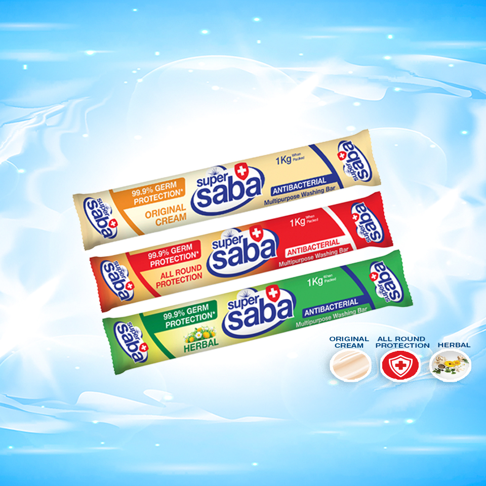 Super Saba Antibacteria Bar Ass. 250G