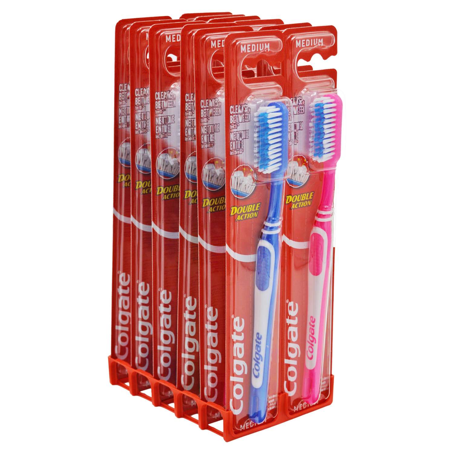 Tooth Brush Colgate Dbl Action+Prot Case