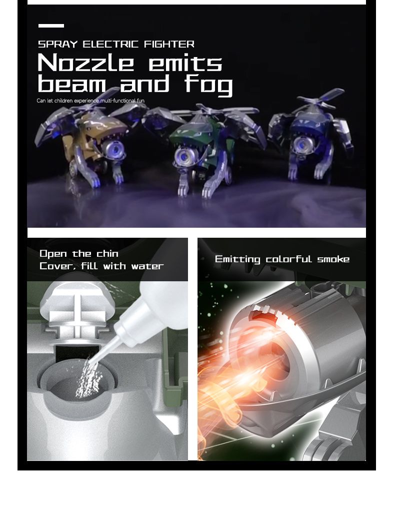 Toy Analogue Simulation Spray Fighter