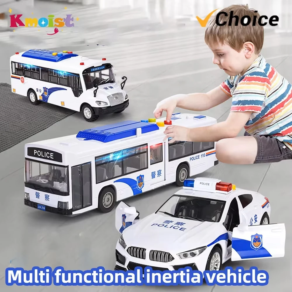 Toy Car Police Bus#818