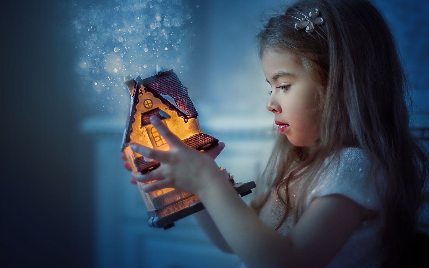 Toy Girl With Light