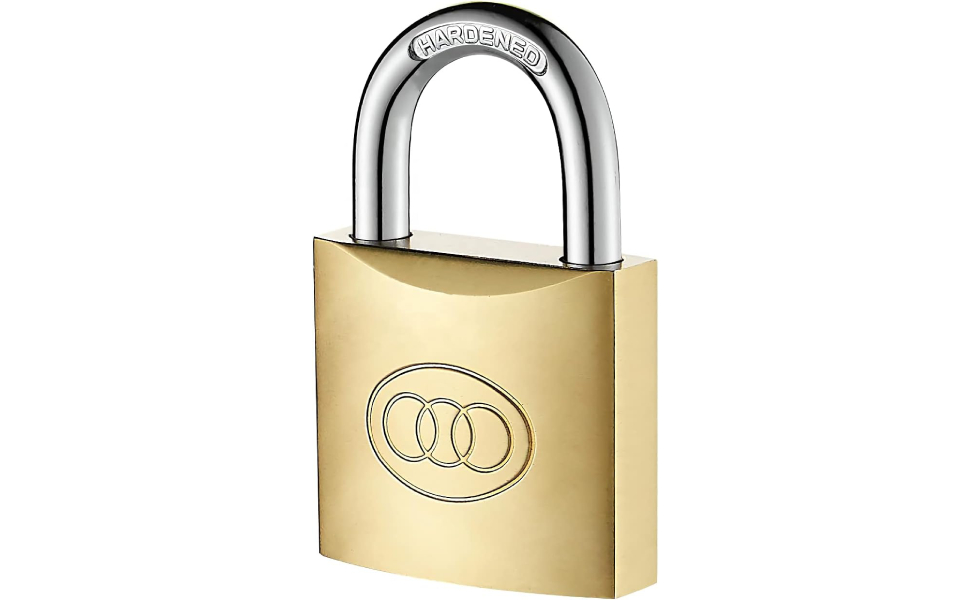 Tri-Circle Brass Padlock 265