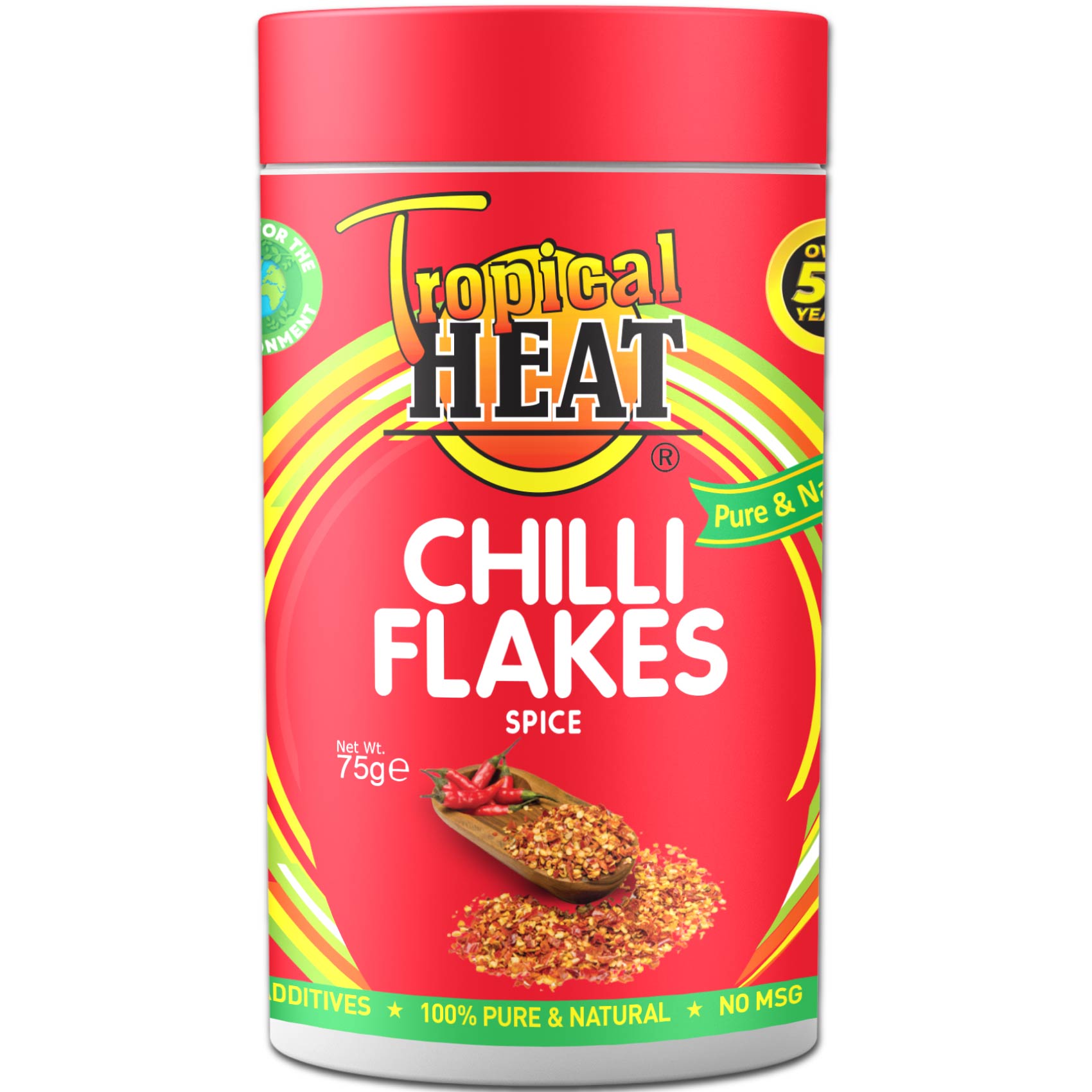 Tropical Heat Chili Flakes 75Gms