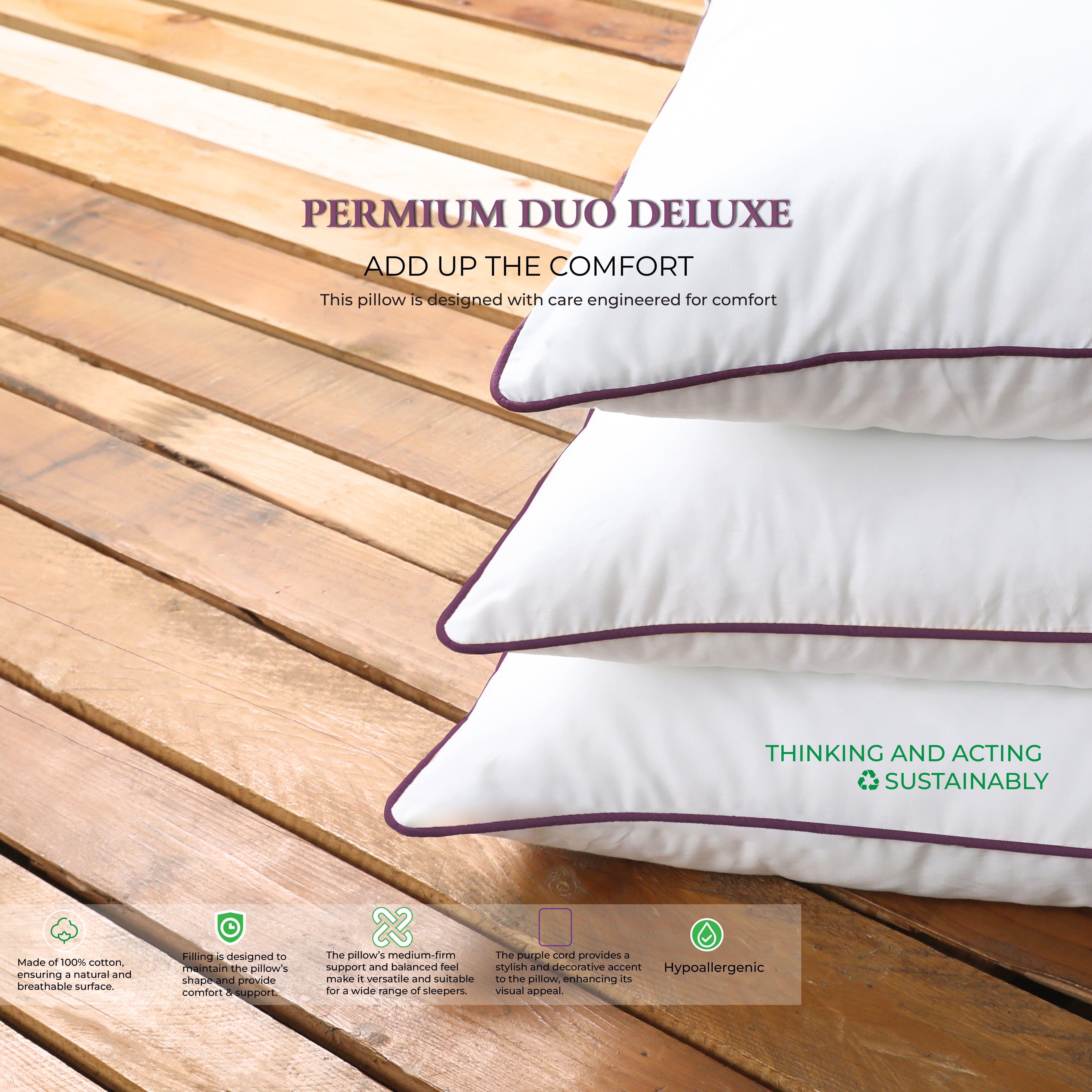 Tuffoam Deluxe Pillow