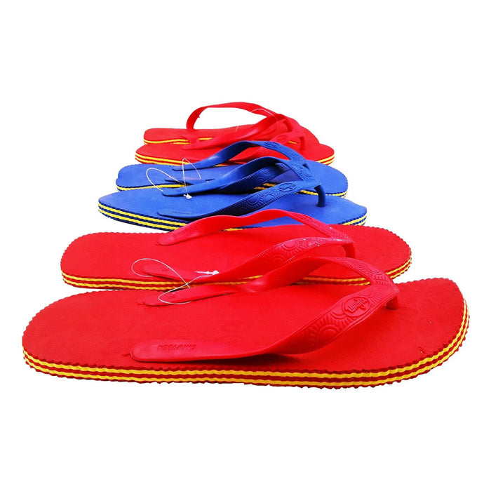 Umoja Slippers Blue/Red Small