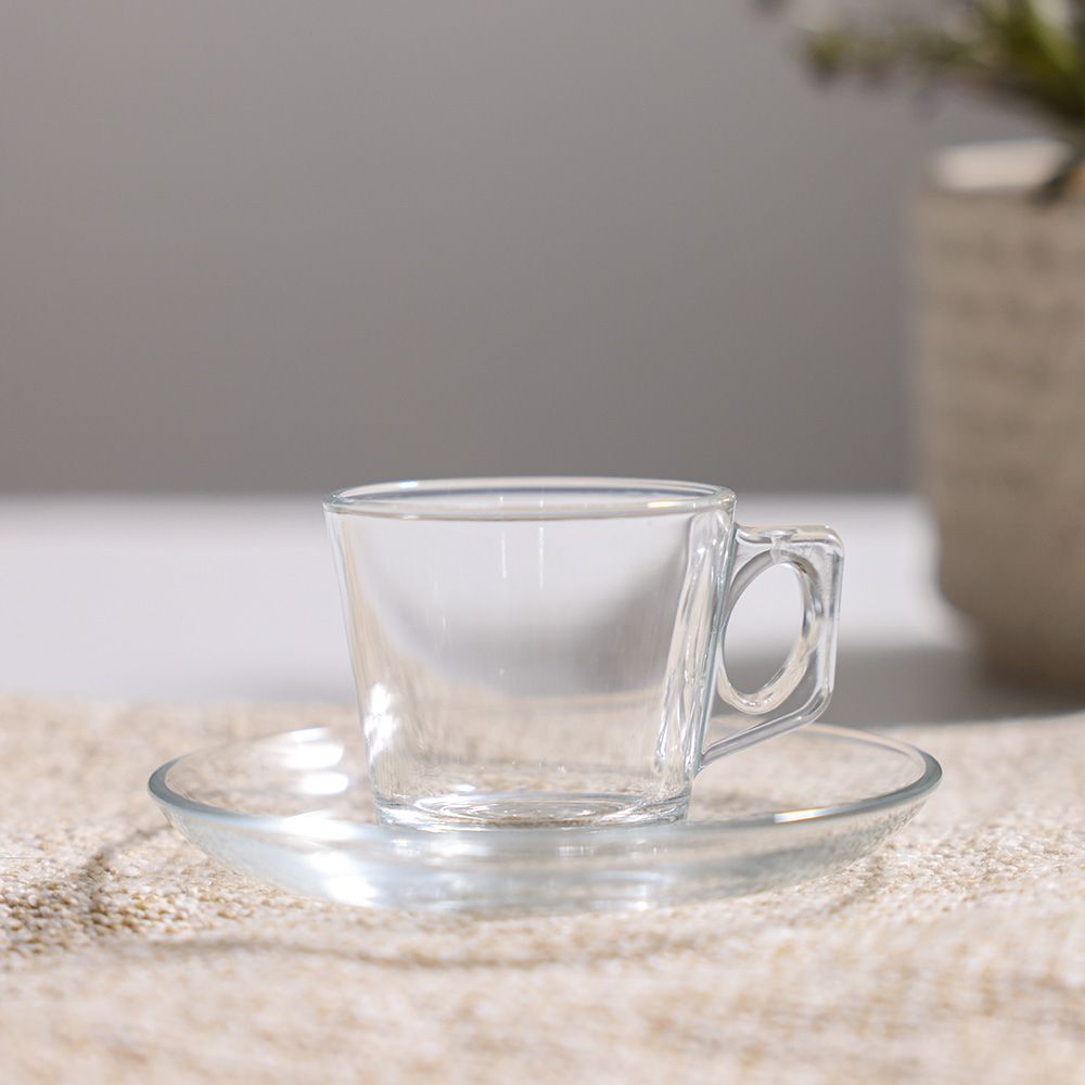 Vela Glass+Saucer 1Pc