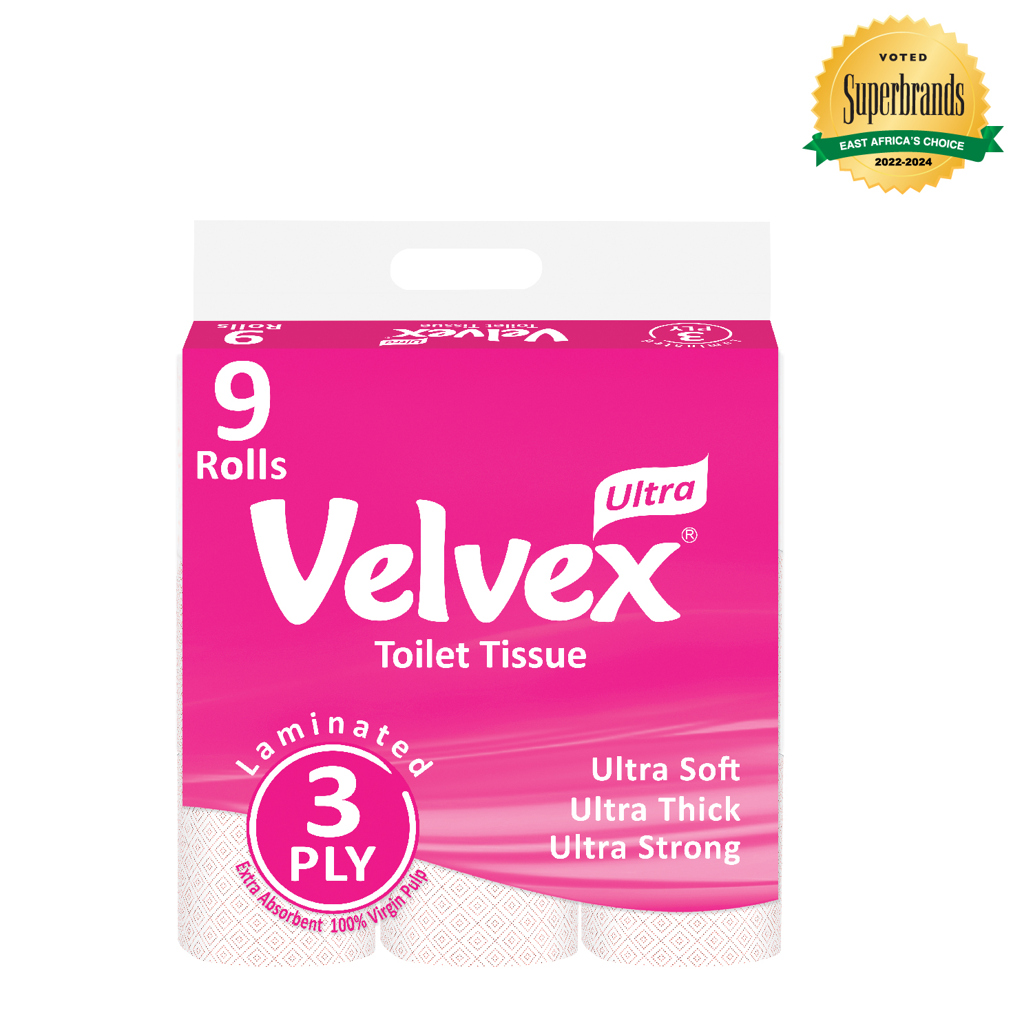 Velvex Toilet3 3Ply 4Rolls