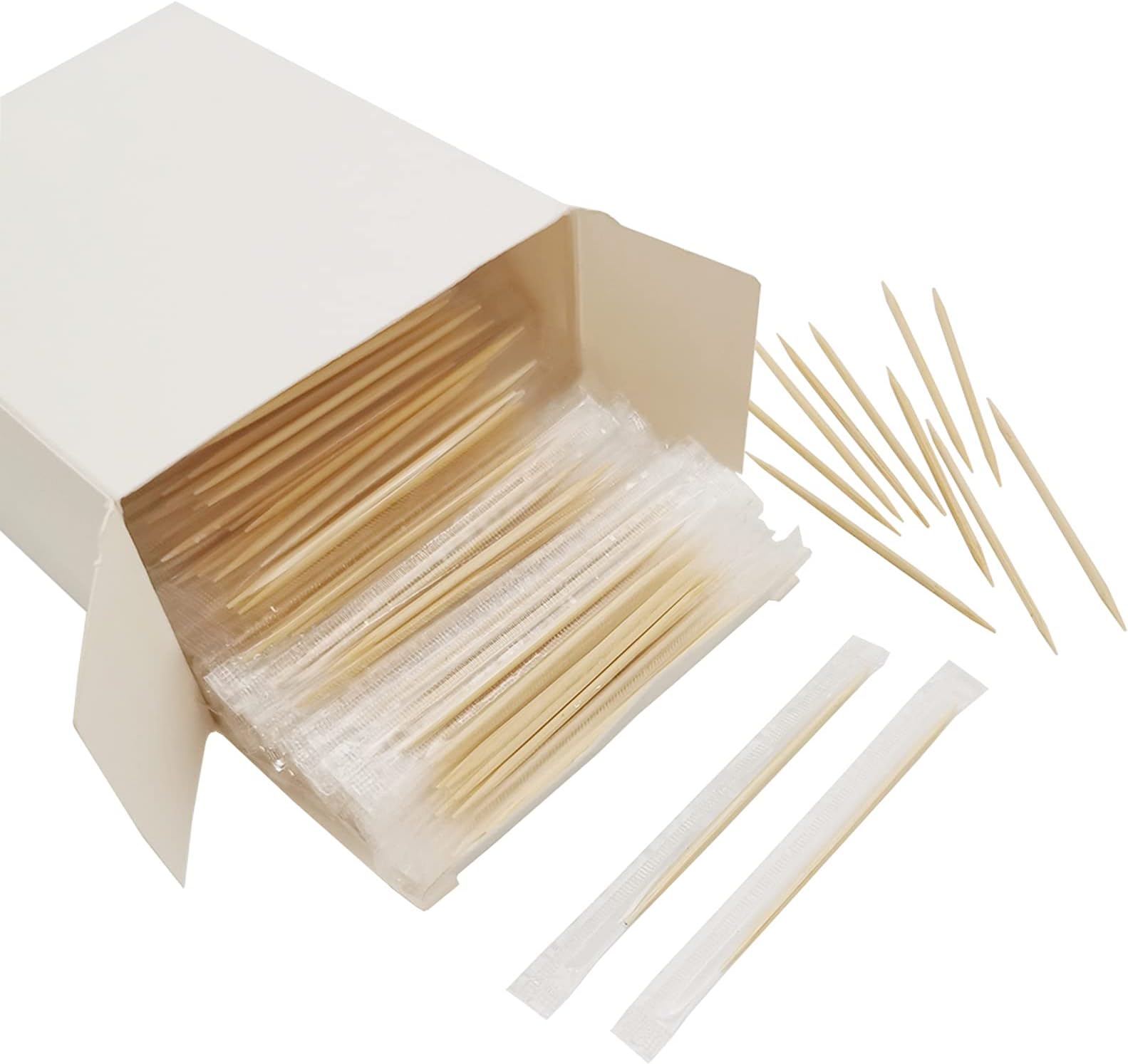 Wooden Toothpicks Wrapped&Hygienic Tub Tp2