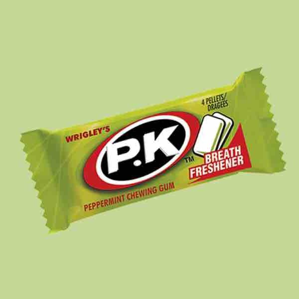 Wrigley's P.k Assorted 4.8G 4 Pellets