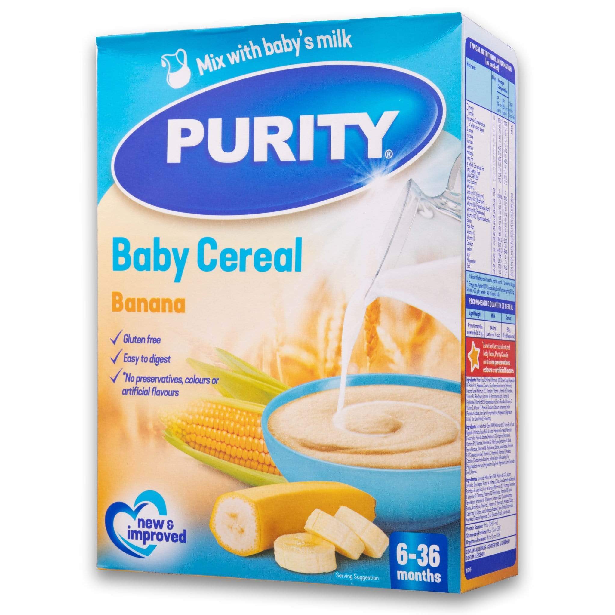 purity baby cereal milk regular 200g 2nd