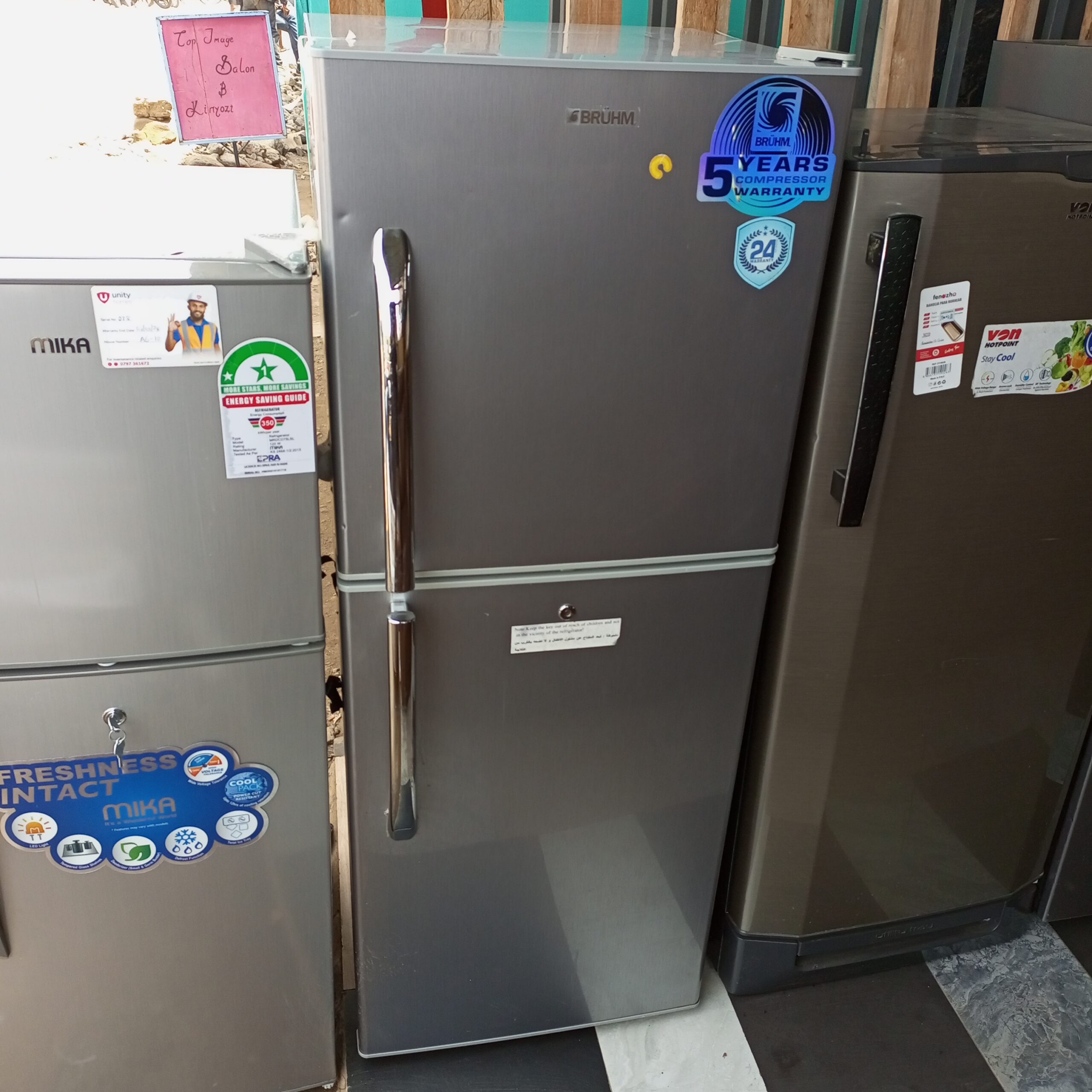 Bruhm Double Door Fridge Brd-230
