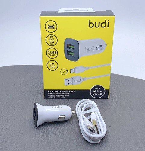 Budi 12W Dual Usb-A Car Charger