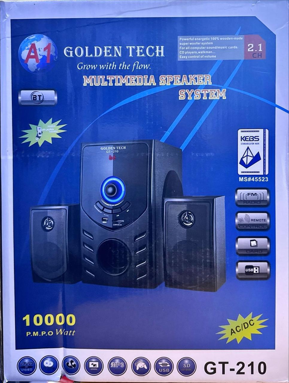 Goldtech Multimedia Speaker System Gt-210