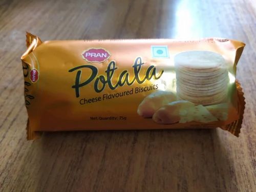 Pran Potata Cheese/Bar-B-Que Bisc 75G