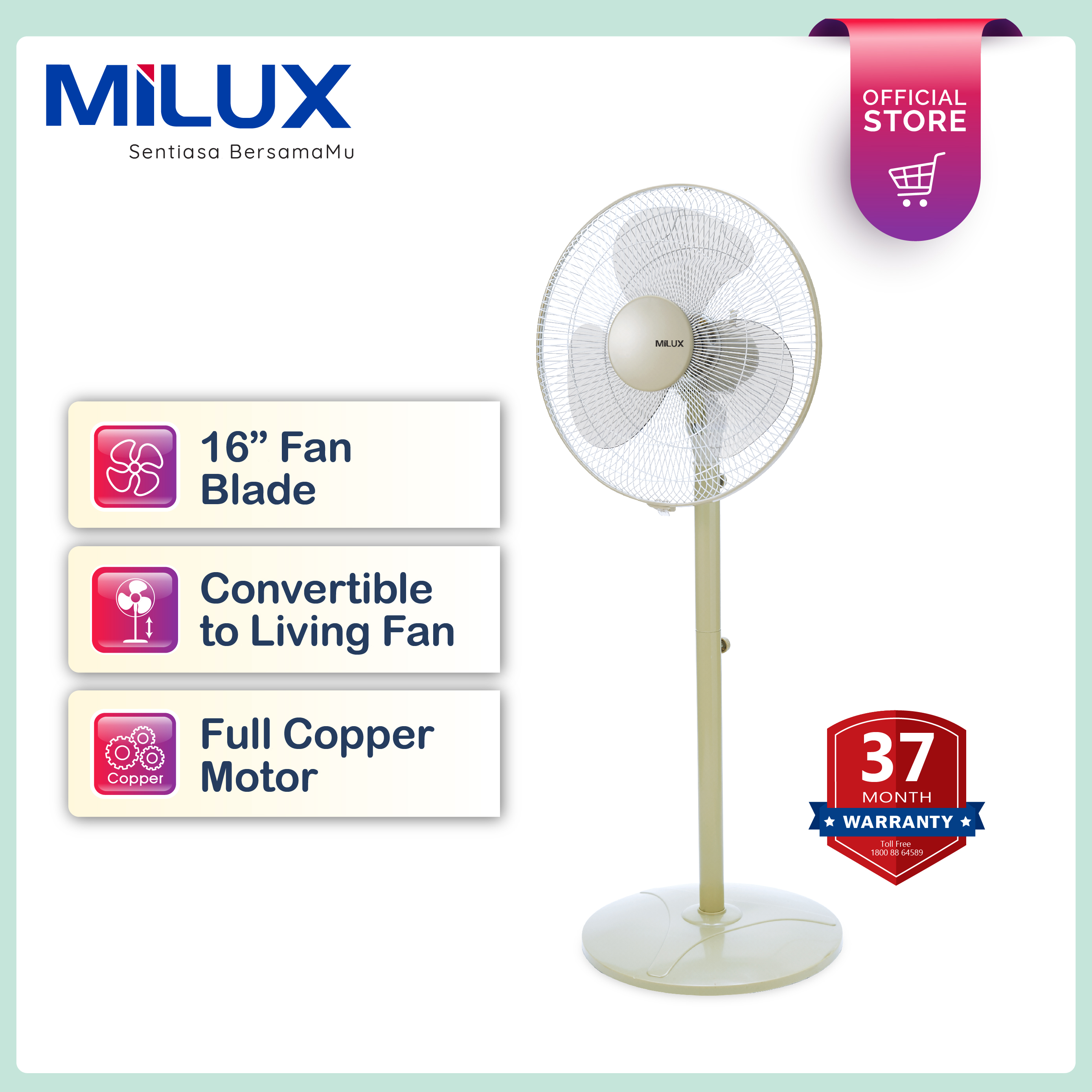 Premier Stand Fan Pmf-1602