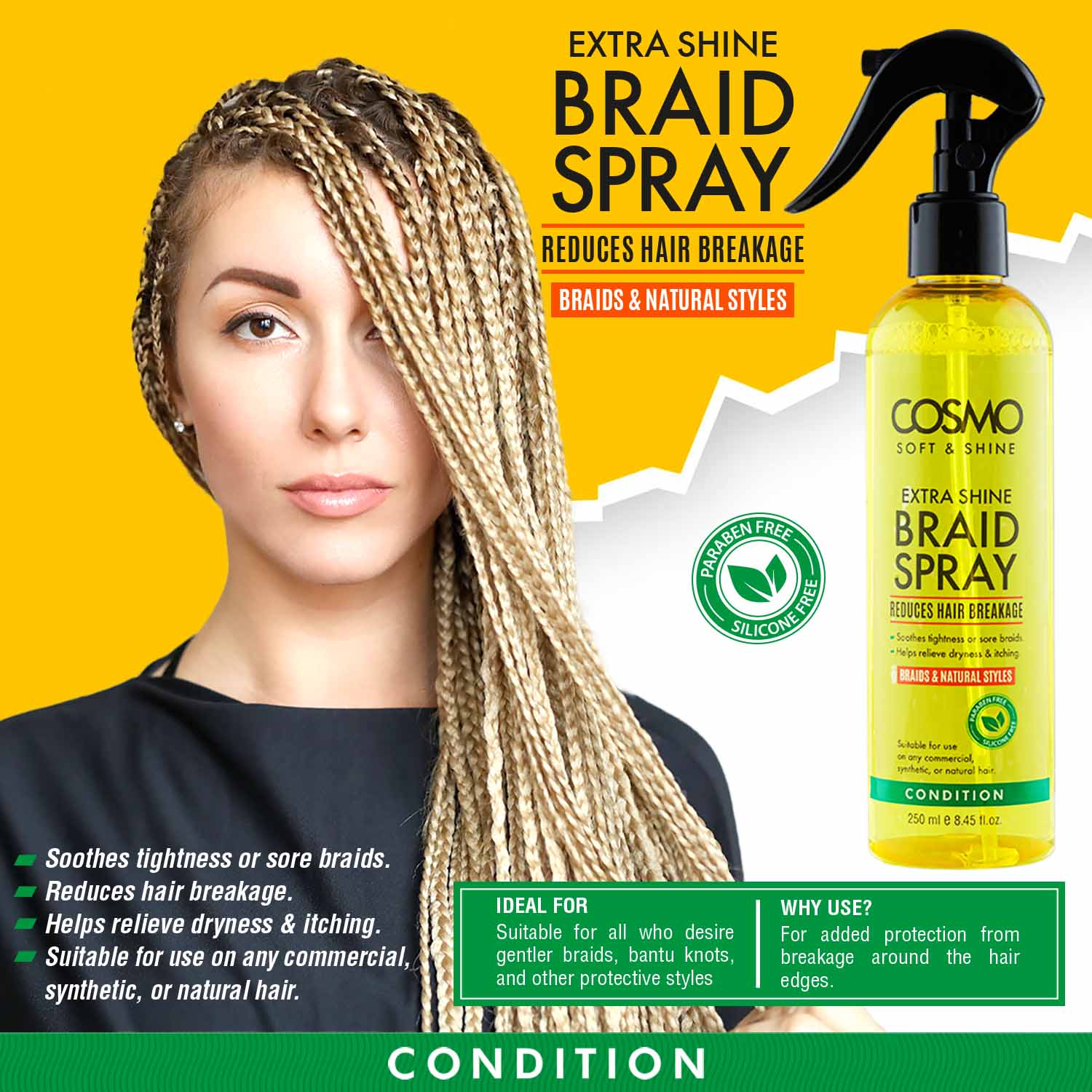 Softbae Ant/Braid Spray 100Ml