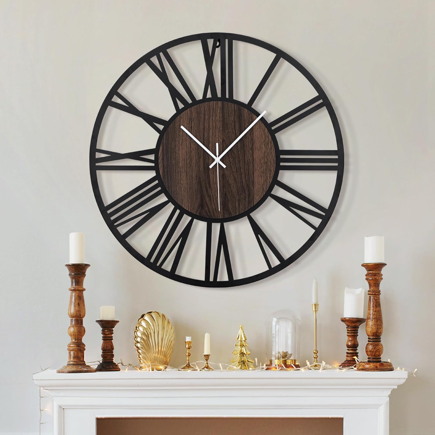 Ubl Wall Clock Rnd/Sqr 34Cm Ws-7420