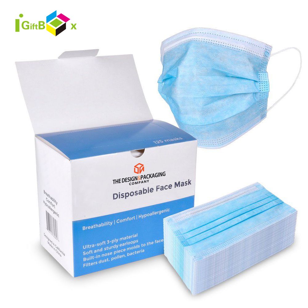 3 ply face mask box