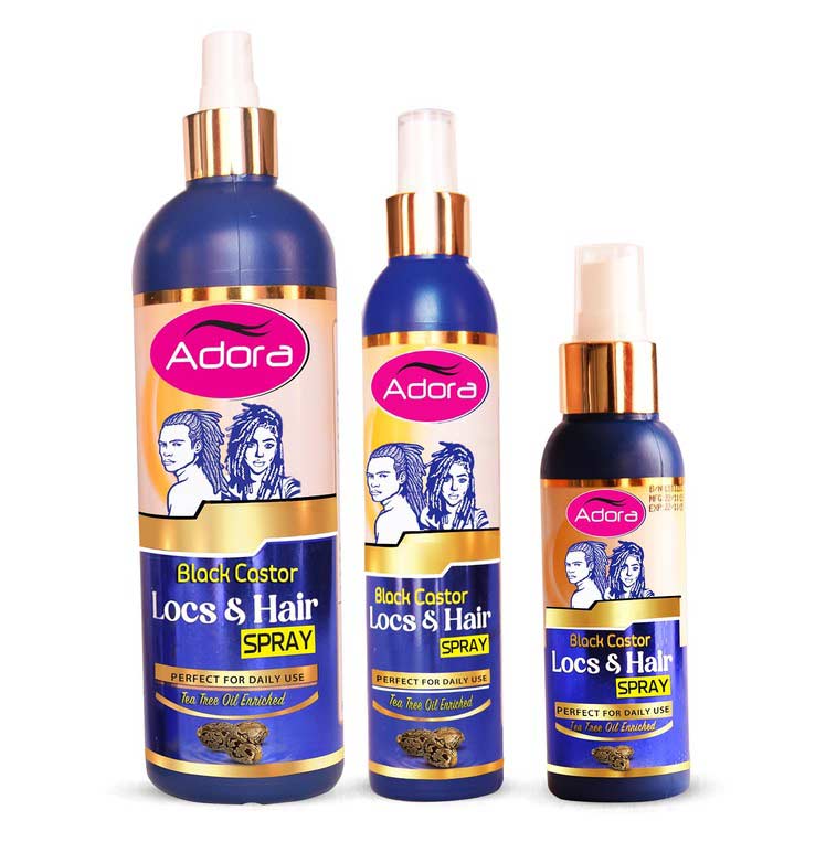 Adora Black Castor Locs & Hair 450Ml