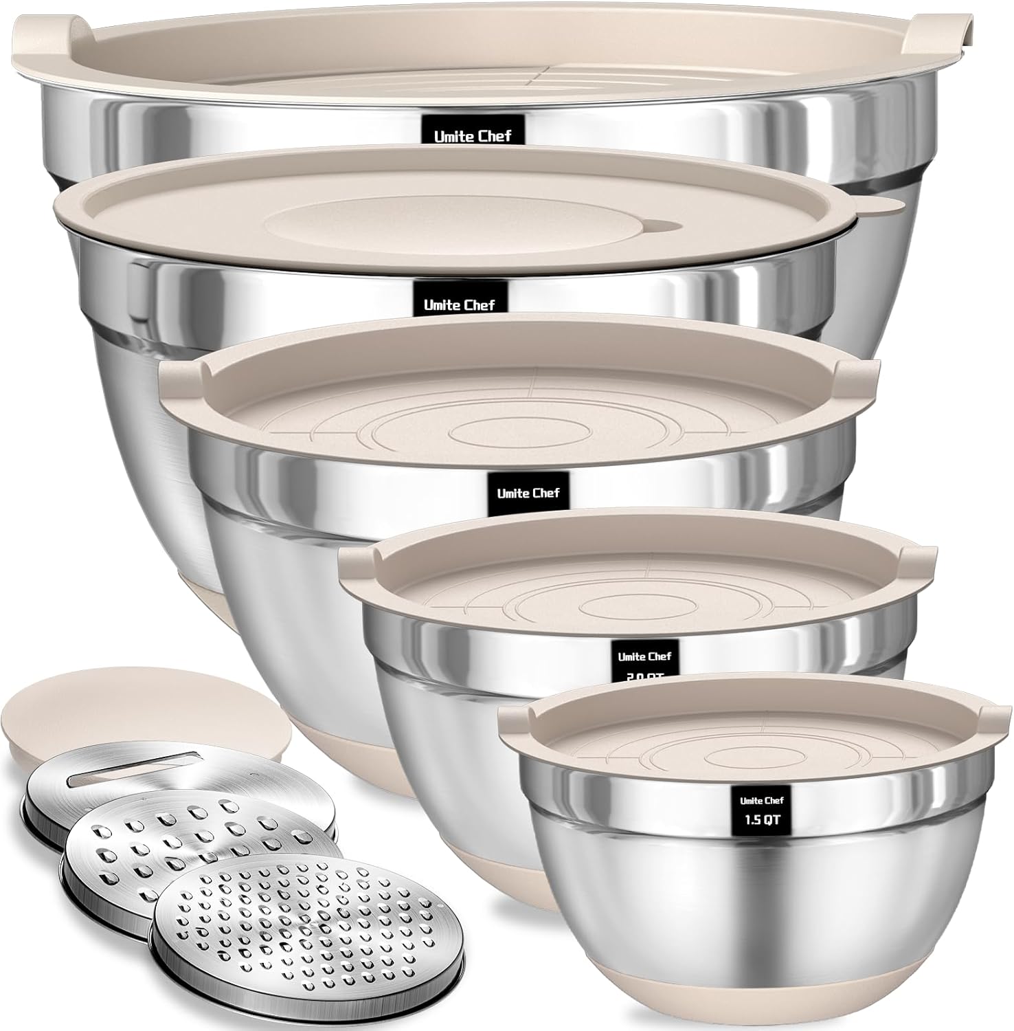 Chef Master Alluminium S/Lids 3Pcs