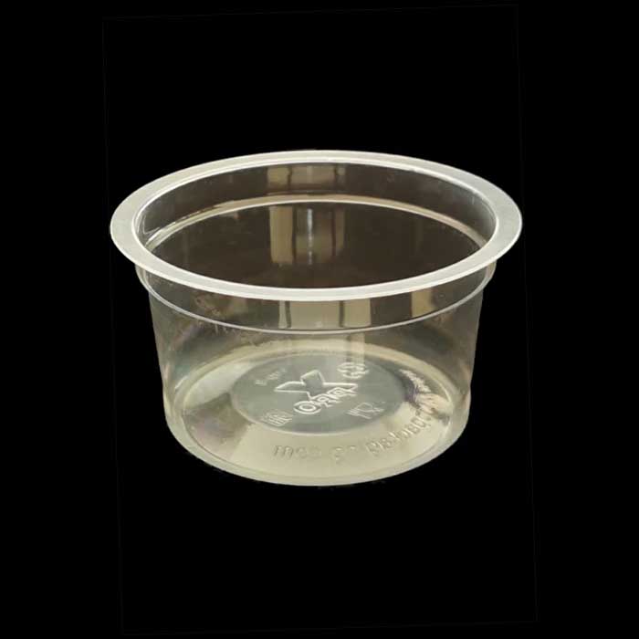 Clear Cups 72/75Ml+Lid In Sleeves