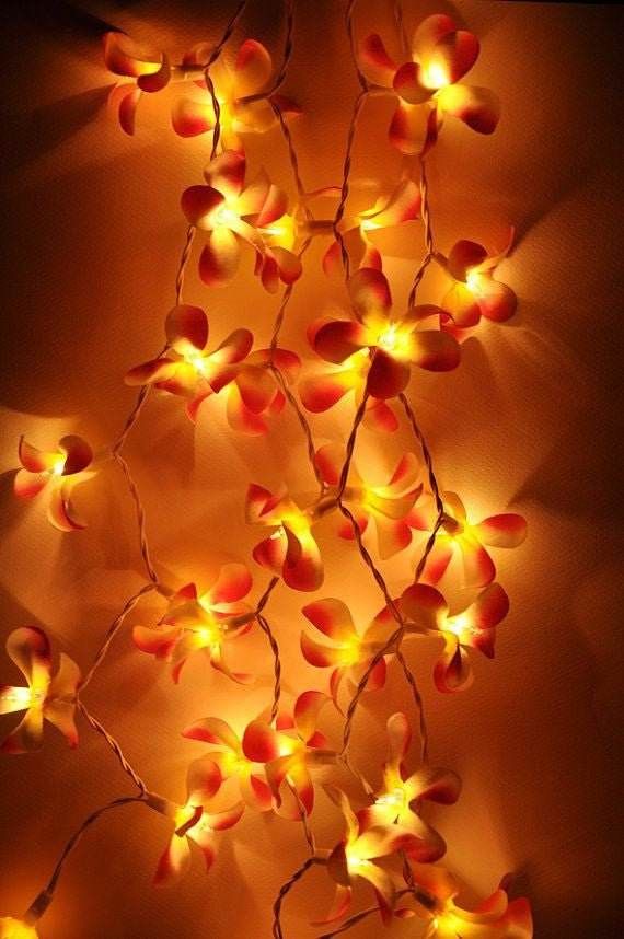 Light Decoration Orange Flower