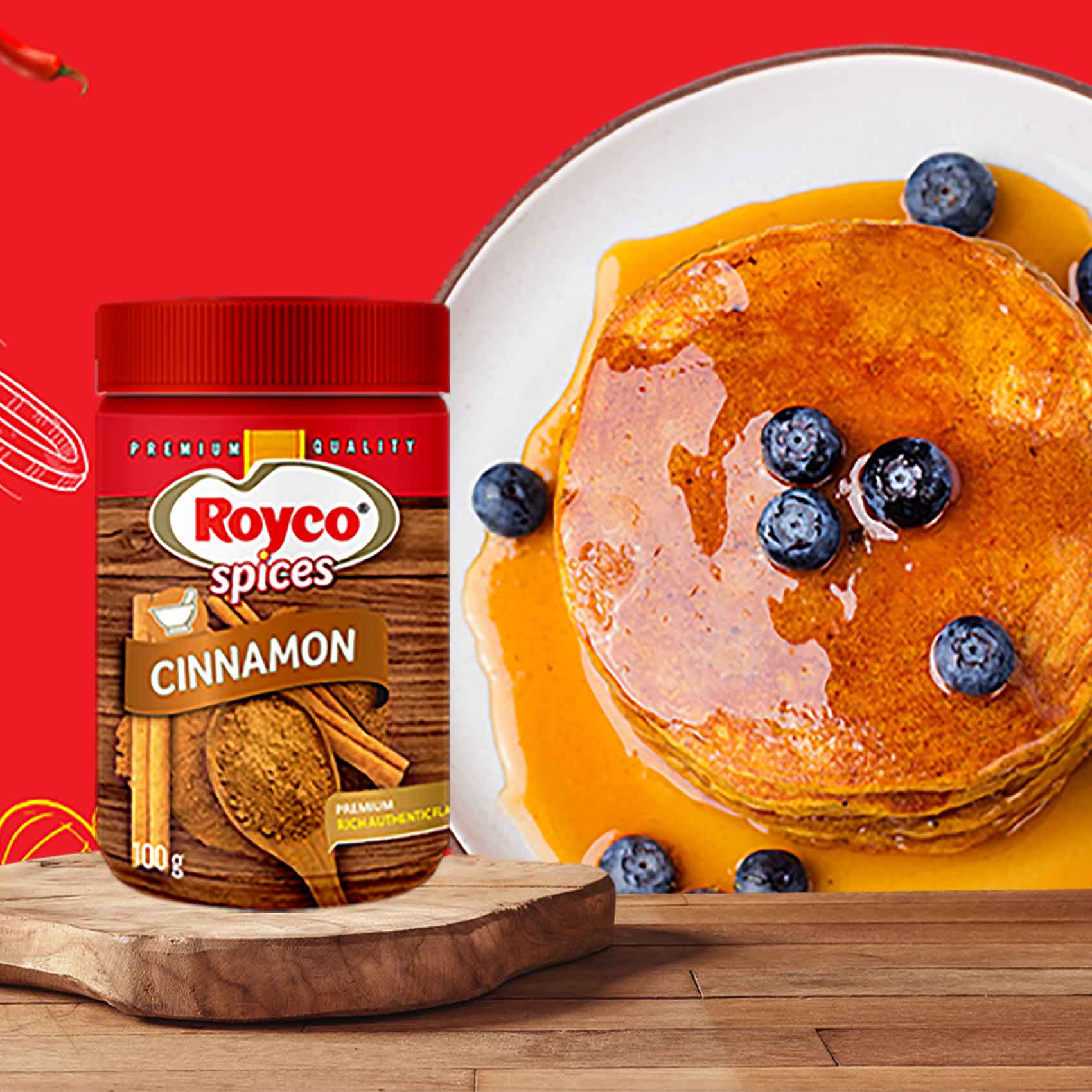 Royco Spices Cinnamon 100G
