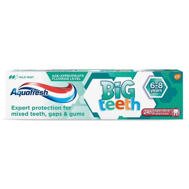 Toothpaste Aquafresh Big Teeth 50Ml